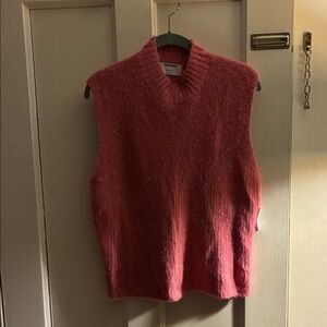 Old Navy Pink Sleeveless Turtleneck Sweater